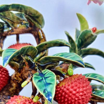 TƯỢNG SỨ THỦ CÔNG CÂY VẢI – BIỂU TƯỢNG TÀI LỘC & SUNG TÚC